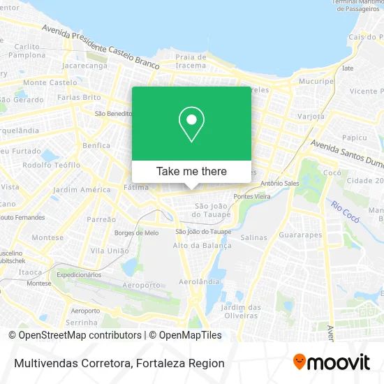 Multivendas Corretora map