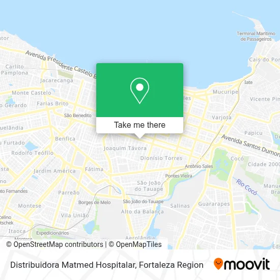 Distribuidora Matmed Hospitalar map