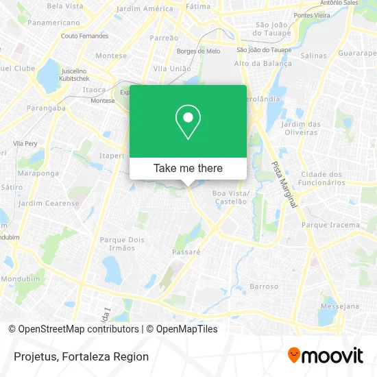 Projetus map