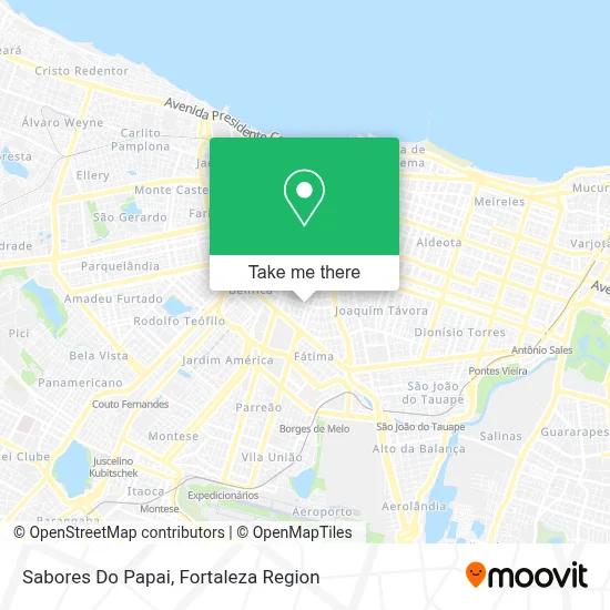 Sabores Do Papai map