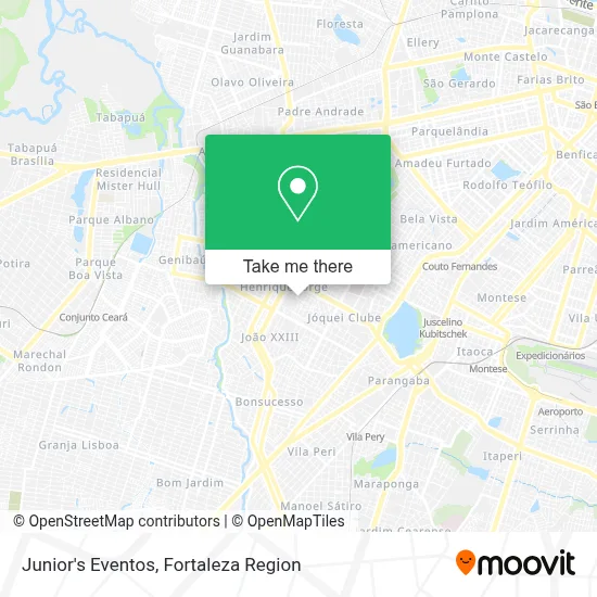 Junior's Eventos map