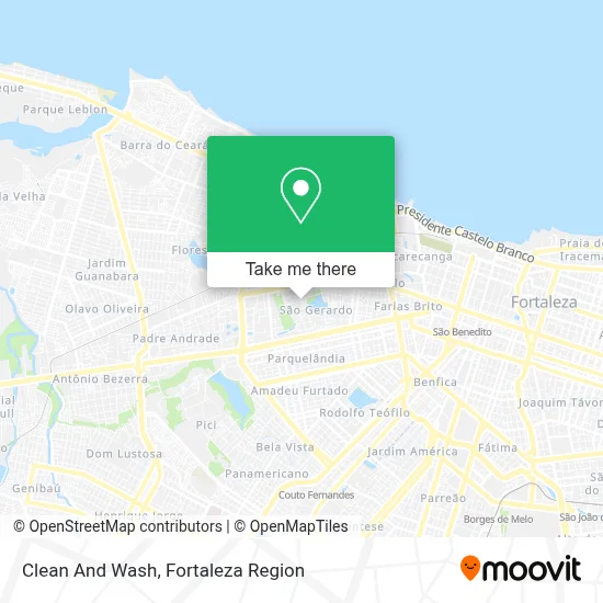 Clean And Wash map
