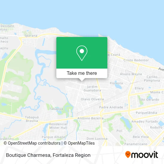 Boutique Charmesa map