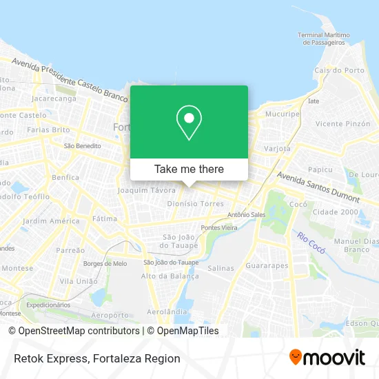 Retok Express map