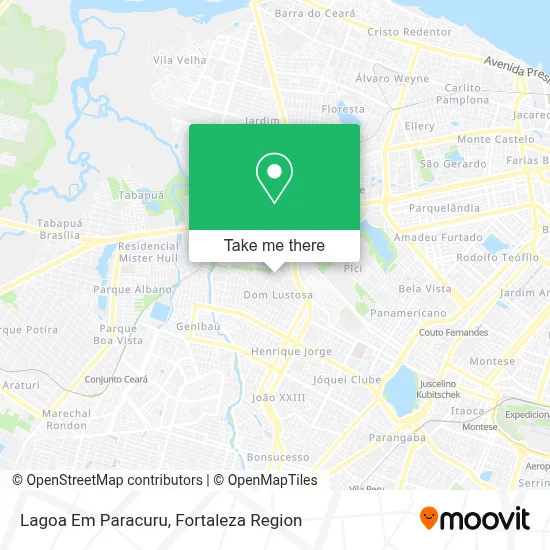 Lagoa Em Paracuru map