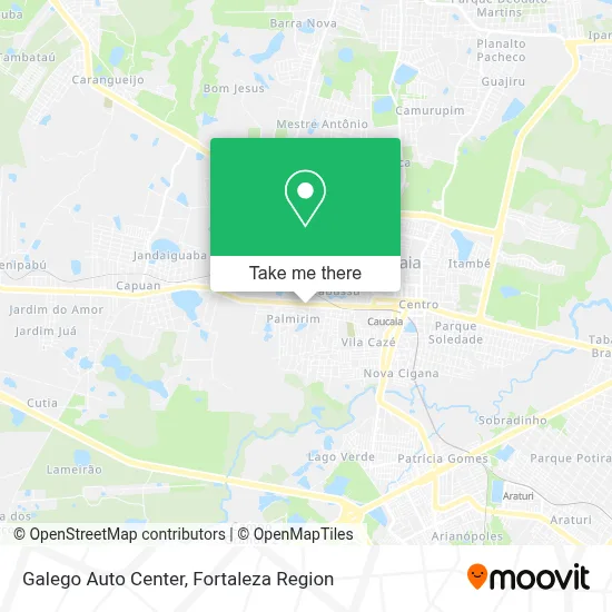 Galego Auto Center map