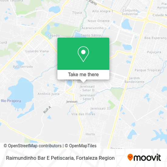 Raimundinho Bar E Petiscaria map