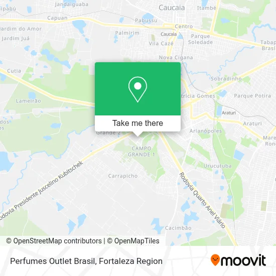 Perfumes Outlet Brasil map