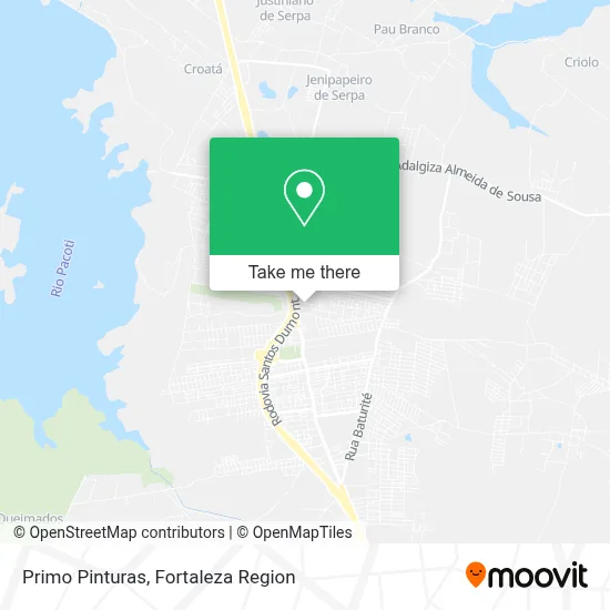 Primo Pinturas map