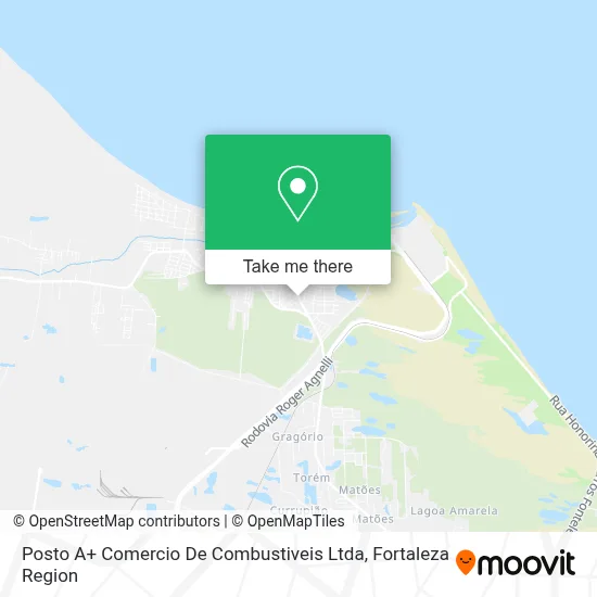Posto A+ Comercio De Combustiveis Ltda map