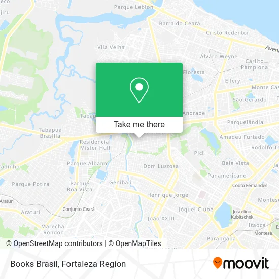 Books Brasil map