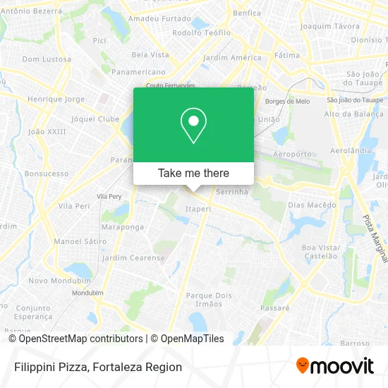Filippini Pizza map