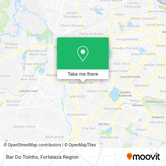 Bar Do Toinho map