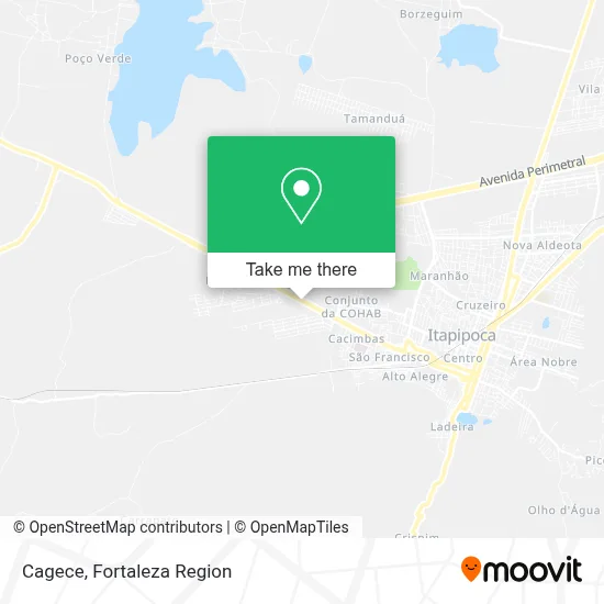 Cagece map