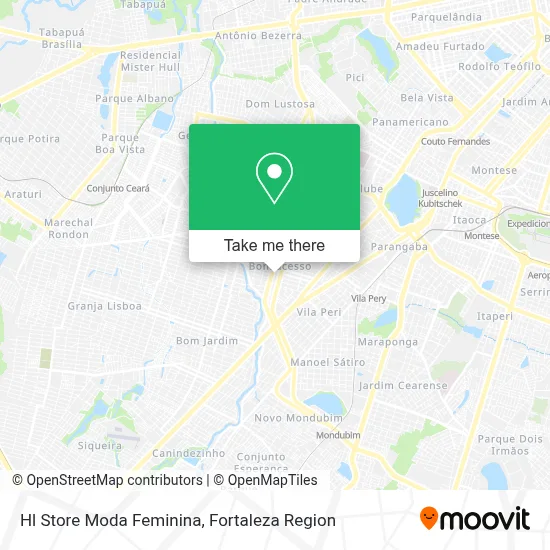 Hl Store Moda Feminina map