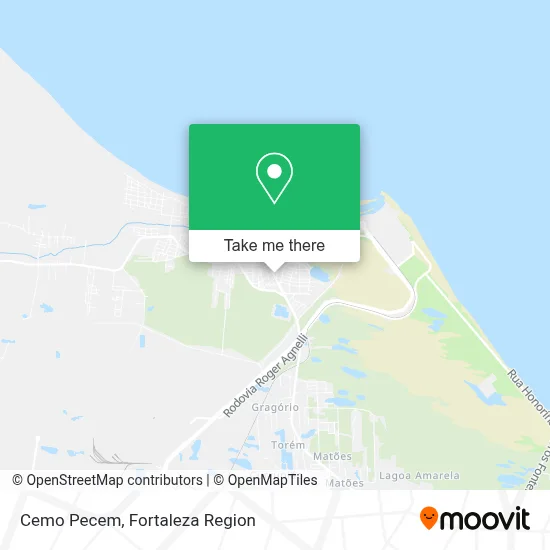 Cemo Pecem map