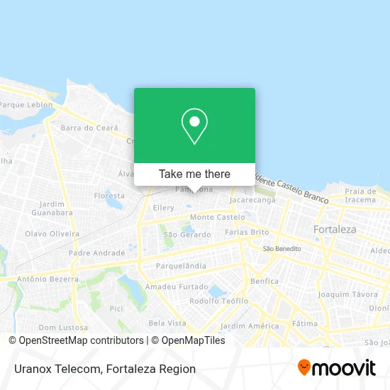 Uranox Telecom map