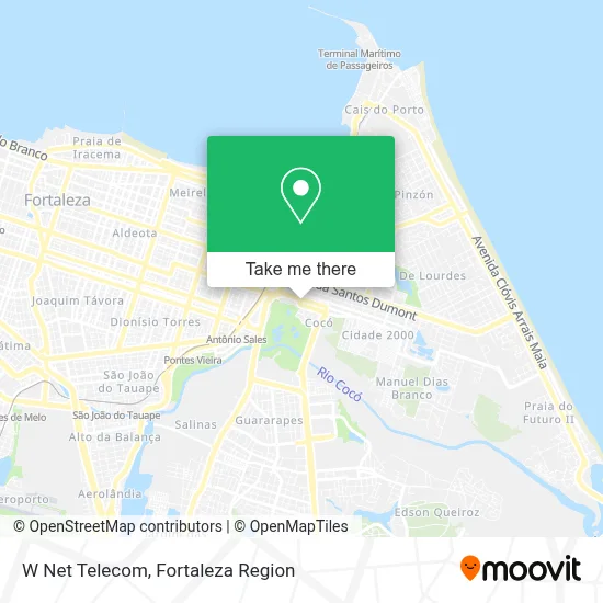 W Net Telecom map