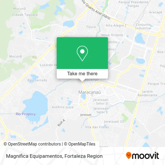 Magnifica Equipamentos map