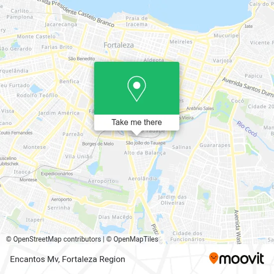 Encantos Mv map