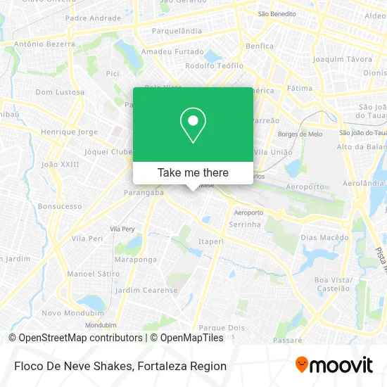 Floco De Neve Shakes map