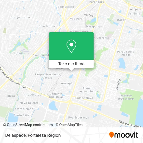 Delaspace map