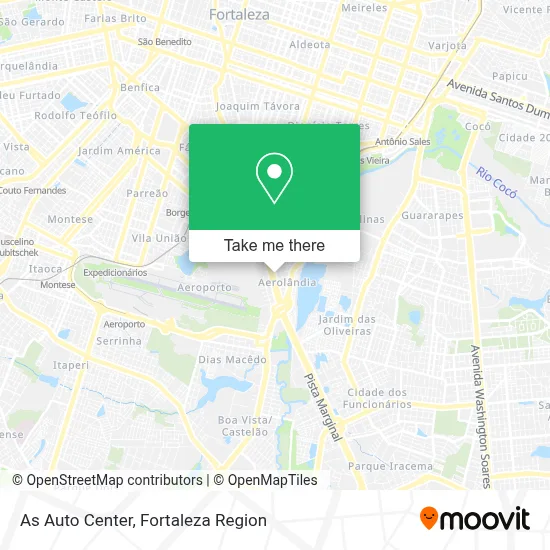 As Auto Center map