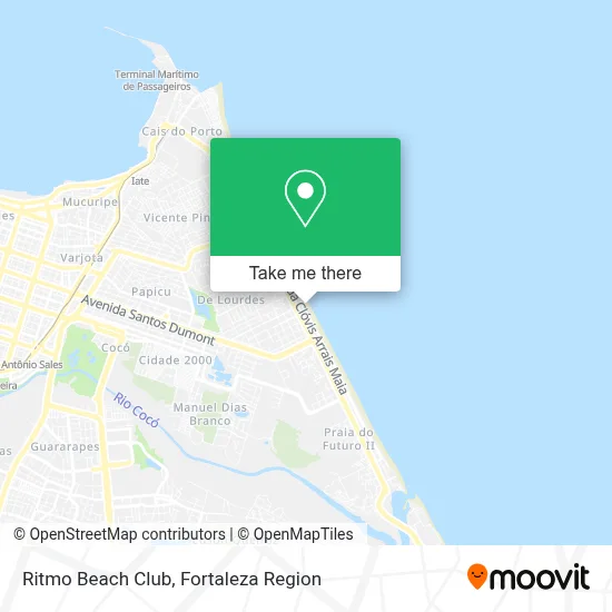 Ritmo Beach Club map