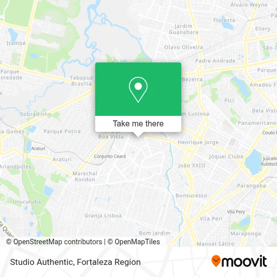 Studio Authentic map