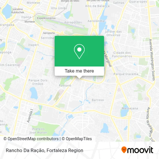Rancho Da Ração map