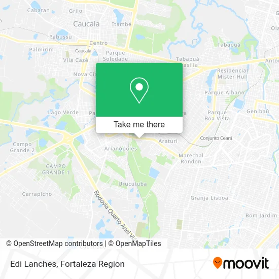 Edi Lanches map