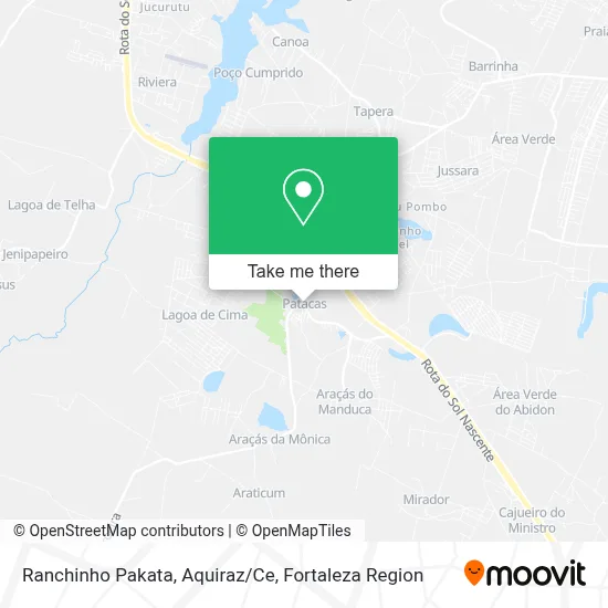 Ranchinho Pakata, Aquiraz/Ce map