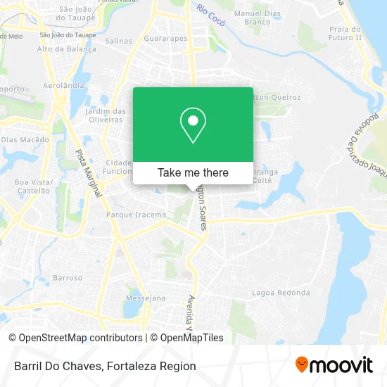 Barril Do Chaves map