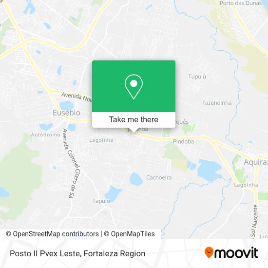Posto II Pvex Leste map