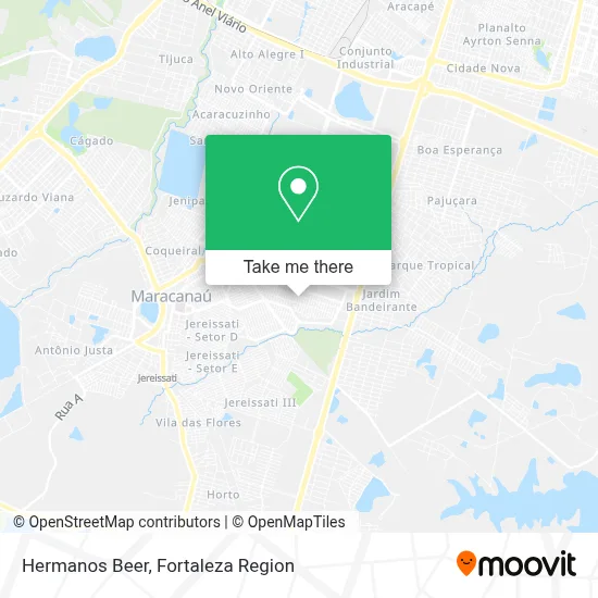Hermanos Beer map