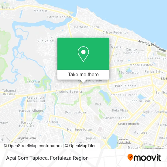Açaí Com Tapioca map