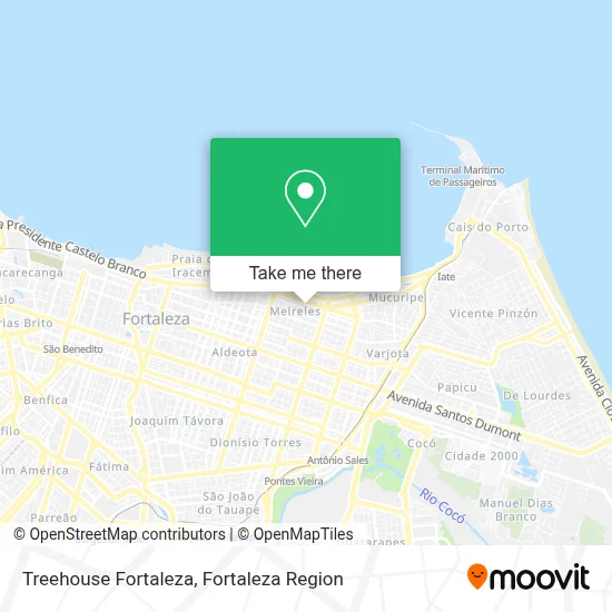 Treehouse Fortaleza map