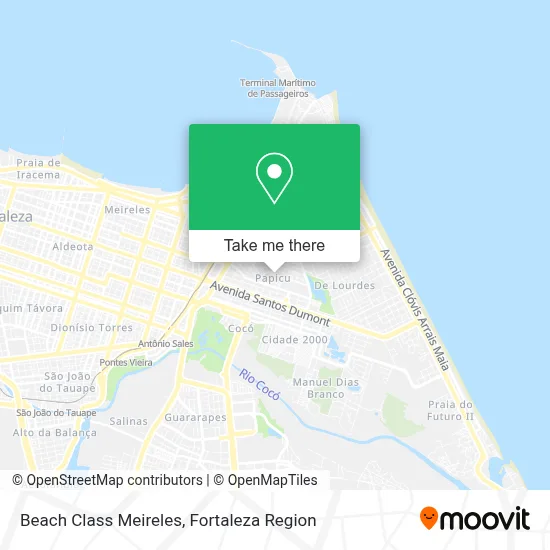 Beach Class Meireles map
