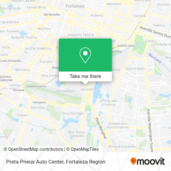 Preta Pneus Auto Center map