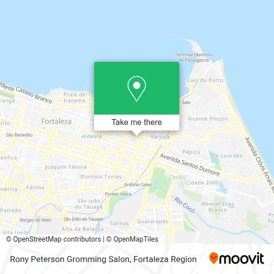 Rony Peterson Gromming Salon map