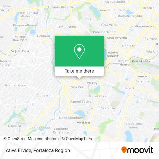 Ativs Ervice map