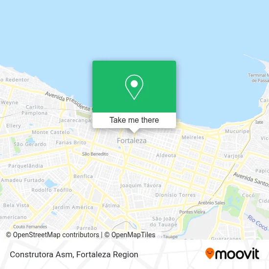Construtora Asm map