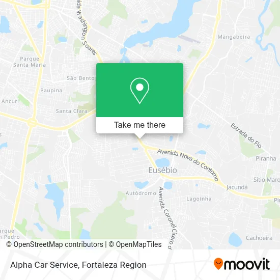 Alpha Car Service map
