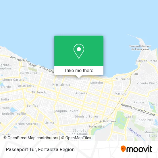 Passaport Tur map