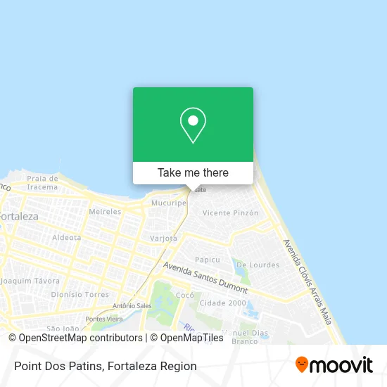Point Dos Patins map