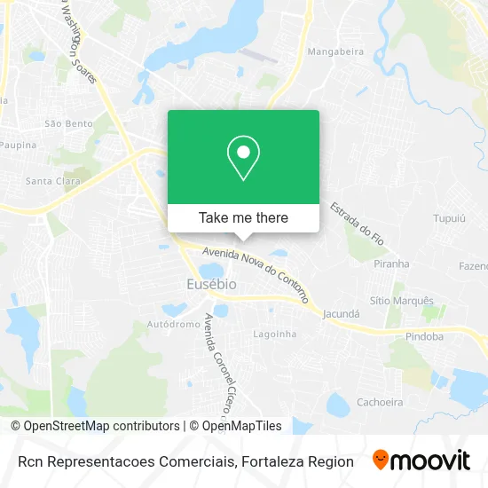 Rcn Representacoes Comerciais map