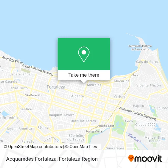 Acquaredes Fortaleza map