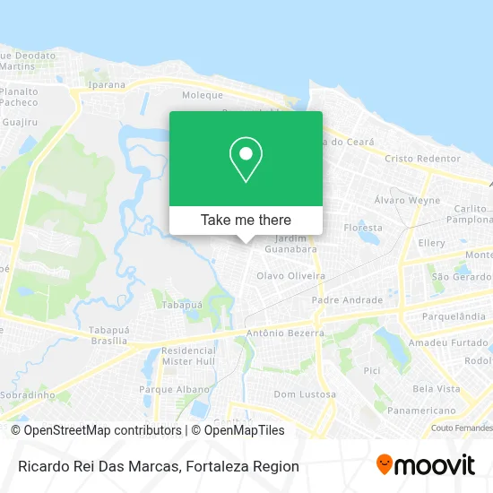 Ricardo Rei Das Marcas map