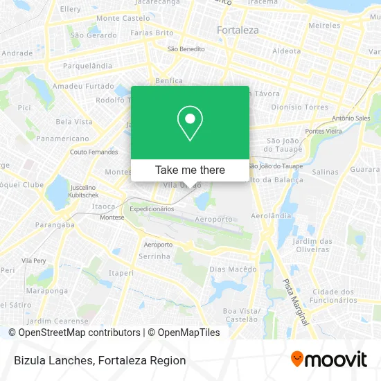 Bizula Lanches map