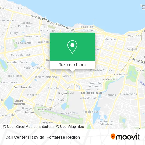 Call Center Hapvida map